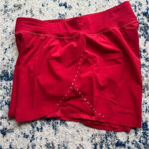 Lululemon red 3” find your pace shorts
